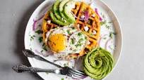Savory Sweet Potato Waffles Savory Sweet Potato Waffles