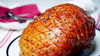 Maple honey mustard glazed ham Maple honey mustard glazed ham
