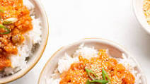 Spicy Tuna Donburi Rice Bowl Spicy Tuna Donburi Rice Bowl