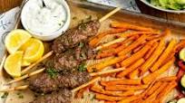 Beef Kofta Tray Bake Beef Kofta Tray Bake