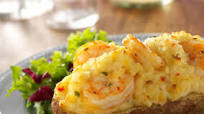 Shrimp-Stuffed Twice-Baked Potato Shrimp-Stuffed Twice-Baked Potato