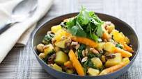 Aloo Chana Masala with Cashews & Raisins Aloo Chana Masala with Cashews & Raisins