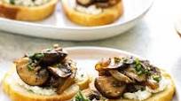 Mushroom Crostini Mushroom Crostini