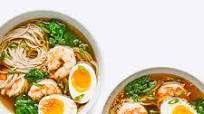 Soba Soup With Shrimp and Greens Soba Soup With Shrimp and Greens