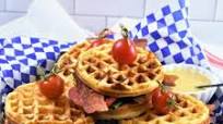 Jalapeno Cheddar Cornbread BLT Waffles Jalapeno Cheddar Cornbread BLT Waffles