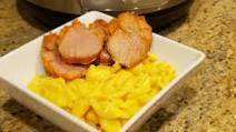 Simple Cheesy Macaroni with Apple Bourbon Pork Tenderloin Simple Cheesy Macaroni with Apple Bourbon Pork Tenderloin