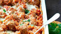 Dump and Bake Italian Meatball and Rice Casserole Dump and Bake Italian Meatball and Rice Casserole