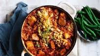 Pork belly cassoulet Pork belly cassoulet
