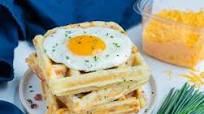 Savory Waffles Recipe with Bacon & Cheddar Savory Waffles Recipe with Bacon & Cheddar