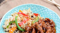 Sticky Asian Pork (peanut sauce) Sticky Asian Pork (peanut sauce)