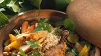 Chicken Römertopf with Couscous and Vegetables Chicken Römertopf with Couscous and Vegetables