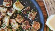 Roasted Kohlrabi With Garlic and Cheese Roasted Kohlrabi With Garlic and Cheese