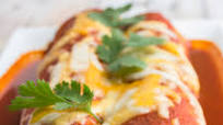 Healthier Cheese Enchiladas with Green Chiles Healthier Cheese Enchiladas with Green Chiles