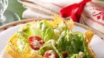 Caesar Salad in Peppered Parmesan Bowls Recipe - (4.5/5) Caesar Salad in Peppered Parmesan Bowls Recipe - (4.5/5)