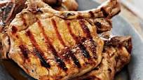 Grilled Double Bone-In Pork Chop Grilled Double Bone-In Pork Chop