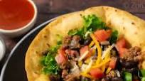 Taco Salad in Deep Fried Tortilla Bowl Taco Salad in Deep Fried Tortilla Bowl
