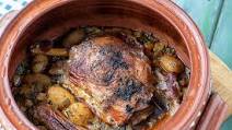 Lamb leg in a clay pot Lamb leg in a clay pot
