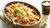 Roasted Vegetable Couscous With Hummus Roasted Vegetable Couscous With Hummus