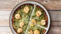 Pesto Shrimp Cauli-Pizza Pesto Shrimp Cauli-Pizza