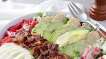 Low Carb Healthy Cobb Salad for One Low Carb Healthy Cobb Salad for One