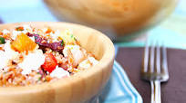 Overnight Greek and Grain Salad Overnight Greek and Grain Salad