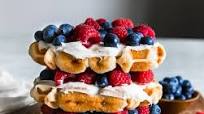 Red, White and Blue Waffle Cake Red, White and Blue Waffle Cake