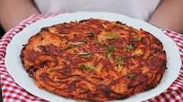 Leftover Spaghetti Pizza Leftover Spaghetti Pizza