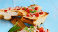 Mozzarella Tomato Basil Bruschetta Mozzarella Tomato Basil Bruschetta