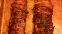 Bacon wrapped venison backstrap Bacon wrapped venison backstrap