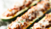 Beef Stuffed Zucchini Boats Beef Stuffed Zucchini Boats