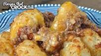Mexican Style Crock Pot Tater Tot Casserole Mexican Style Crock Pot Tater Tot Casserole