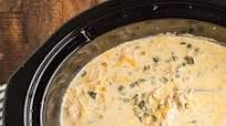 Slow Cooker Creamy Chicken Chile Relleno Soup Slow Cooker Creamy Chicken Chile Relleno Soup