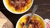 Spaghetti Squash with Meat Sauce Spaghetti Squash with Meat Sauce