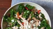 Greek Kale Salad with Quinoa & Chicken Greek Kale Salad with Quinoa & Chicken