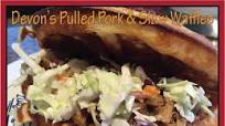 Devon's Pulled Pork and Slaw Waffles Devon's Pulled Pork and Slaw Waffles