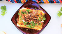 Savory Steamed Silken Tofu with Crispy Shiitakes Savory Steamed Silken Tofu with Crispy Shiitakes