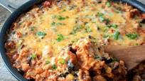 One Pan Lazy Chicken Enchiladas Recipe One Pan Lazy Chicken Enchiladas Recipe