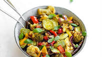 Low-Carb Mediterranean Vegetable Traybake Low-Carb Mediterranean Vegetable Traybake
