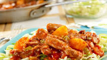 Pineapple-Picante Stir-Fried Pork & Cabbage Pineapple-Picante Stir-Fried Pork & Cabbage