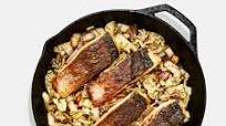 Crispy-Skin Salmon with Napa Cabbage Crispy-Skin Salmon with Napa Cabbage