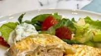 {This} Salmon or {That} Chicken Stuffed Spanakopita {This} Salmon or {That} Chicken Stuffed Spanakopita