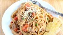 Creamy One-Pot Spaghetti with Italian Sausage Creamy One-Pot Spaghetti with Italian Sausage