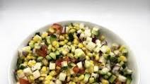 Sweet and savory salad with jicama and corn (Low Carb, Plant Based, Vegetarian and Vegan) Sweet and savory salad with jicama and corn (Low Carb, Plant Based, Vegetarian and Vegan)