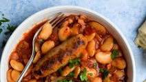 Slow Cooker Sausage & Butter Bean Casserole Slow Cooker Sausage & Butter Bean Casserole