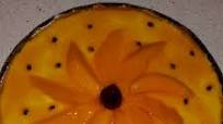 No-Bake Passion Fruit and Mango Cheesecake No-Bake Passion Fruit and Mango Cheesecake