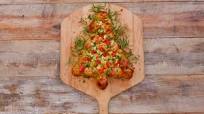 Christmas Tree Pull-Apart Bread Recipe Christmas Tree Pull-Apart Bread Recipe