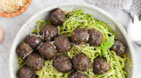 Pesto Meatballs Pesto Meatballs