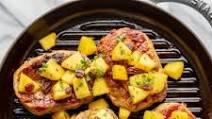 Grilled Pork Chops with Peach Agrodolce Grilled Pork Chops with Peach Agrodolce
