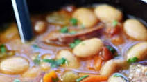 Slow Cooker White Bean Cajun Soup Slow Cooker White Bean Cajun Soup