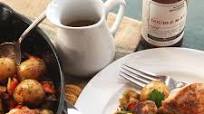 Pan-Roasted Chicken With Vegetables and Dijon Jus Recipe Pan-Roasted Chicken With Vegetables and Dijon Jus Recipe